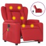 Roter elektrischer Massagesessel aus Kunstleder von , Sessel - Ref: Foro24-3204542, Preis: 297,02 €, Rabatt: %