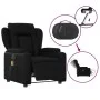 Sillón de masaje reclinable eléctrico cuero sintético negro de , Sillones - Ref: Foro24-3204537, Precio: 294,84 €, Descuento: %