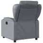 Gray synthetic leather electric reclining massage chair by , Armchairs - Ref: Foro24-3204540, Price: 292,12 €, Discount: %