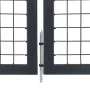 Garden fence gate with anthracite steel posts 350x140 cm by vidaXL, garden gates - Ref: Foro24-144401, Price: 478,46 €, Disco...