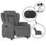 Gray synthetic leather electric reclining massage chair by , Armchairs - Ref: Foro24-3204540, Price: 288,79 €, Discount: %