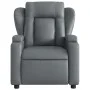 Gray synthetic leather electric reclining massage chair by , Armchairs - Ref: Foro24-3204540, Price: 288,79 €, Discount: %