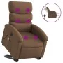 Anhebbarer, elektrisch verstellbarer Massagesessel aus braunem Stoff von , Sessel - Ref: Foro24-3204018, Preis: 340,06 €, Rab...