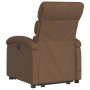 Anhebbarer, elektrisch verstellbarer Massagesessel aus braunem Stoff von , Sessel - Ref: Foro24-3204018, Preis: 318,48 €, Rab...