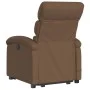 Anhebbarer, elektrisch verstellbarer Massagesessel aus braunem Stoff von , Sessel - Ref: Foro24-3204018, Preis: 340,06 €, Rab...