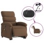 Anhebbarer, elektrisch verstellbarer Massagesessel aus braunem Stoff von , Sessel - Ref: Foro24-3204018, Preis: 318,48 €, Rab...