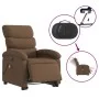 Anhebbarer, elektrisch verstellbarer Massagesessel aus braunem Stoff von , Sessel - Ref: Foro24-3204018, Preis: 340,06 €, Rab...