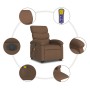 Anhebbarer, elektrisch verstellbarer Massagesessel aus braunem Stoff von , Sessel - Ref: Foro24-3204018, Preis: 318,48 €, Rab...