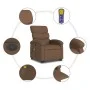 Anhebbarer, elektrisch verstellbarer Massagesessel aus braunem Stoff von , Sessel - Ref: Foro24-3204018, Preis: 340,06 €, Rab...