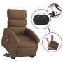Anhebbarer, elektrisch verstellbarer Massagesessel aus braunem Stoff von , Sessel - Ref: Foro24-3204018, Preis: 318,48 €, Rab...