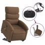 Anhebbarer, elektrisch verstellbarer Massagesessel aus braunem Stoff von , Sessel - Ref: Foro24-3204018, Preis: 340,06 €, Rab...