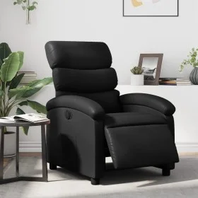 Black Faux Leather Power Recliner by , Armchairs - Ref: Foro24-3204026, Price: 244,54 €, Discount: %