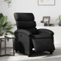 Sillón reclinable eléctrico de cuero sintético negro de , Sillones - Ref: Foro24-3204026, Precio: 245,34 €, Descuento: %