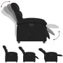 Sillón reclinable eléctrico de cuero sintético negro de , Sillones - Ref: Foro24-3204026, Precio: 245,34 €, Descuento: %