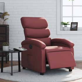 Red Faux Leather Electric Recliner by , Armchairs - Ref: Foro24-3204030, Price: 239,47 €, Discount: %