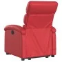 Red artificial leather lifting recliner by , Armchairs - Ref: Foro24-3204045, Price: 280,91 €, Discount: %