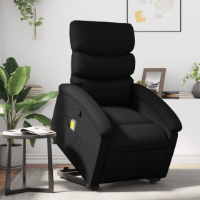 Sillón reclinable de masaje de pie cuero artificial negro de , Sillones - Ref: Foro24-3204047, Precio: 269,58 €, Descuento: %