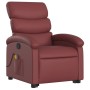 Fußmassage-Liegestuhl aus rotem Kunstleder von , Sessel - Ref: Foro24-3204051, Preis: 263,34 €, Rabatt: %
