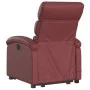 Sillón reclinable de masaje de pie cuero artificial rojo tinto de , Sillones - Ref: Foro24-3204051, Precio: 281,65 €, Descuen...
