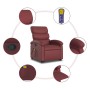 Fußmassage-Liegestuhl aus rotem Kunstleder von , Sessel - Ref: Foro24-3204051, Preis: 263,34 €, Rabatt: %