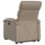 Cappuccino artificial leather foot massage recliner by , Armchairs - Ref: Foro24-3204053, Price: 341,20 €, Discount: %