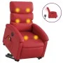 Sillón de majaje elevable eléctrico cuero artificial rojo de , Sillones - Ref: Foro24-3204066, Precio: 360,25 €, Descuento: %