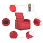 Sillón de majaje elevable eléctrico cuero artificial rojo de , Sillones - Ref: Foro24-3204066, Precio: 360,25 €, Descuento: %