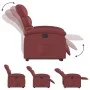 Sillón elevable eléctrico cuero artificial rojo tinto de , Sillones - Ref: Foro24-3204058, Precio: 332,58 €, Descuento: %