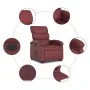 Sillón elevable eléctrico cuero artificial rojo tinto de , Sillones - Ref: Foro24-3204058, Precio: 332,58 €, Descuento: %
