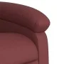 Sillón elevable eléctrico cuero artificial rojo tinto de , Sillones - Ref: Foro24-3204058, Precio: 332,58 €, Descuento: %