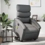 Sillón de masaje elevable eléctrico cuero sintético gris de , Sillones - Ref: Foro24-3204064, Precio: 331,76 €, Descuento: %