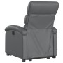Gray synthetic leather electric lift massage chair by , Armchairs - Ref: Foro24-3204064, Price: 315,82 €, Discount: %