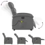 Sillón de masaje elevable eléctrico cuero sintético gris de , Sillones - Ref: Foro24-3204064, Precio: 331,76 €, Descuento: %