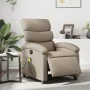 Sillón reclinable de masaje eléctrico cuero sintético capuchino de , Sillones - Ref: Foro24-3204039, Precio: 302,31 €, Descue...