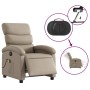 Cappuccino Synthetic Leather Electric Massage Recliner by , Armchairs - Ref: Foro24-3204039, Price: 296,46 €, Discount: %