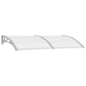 Gray PC door canopy 200x100 cm by vidaXL, Awnings - Ref: Foro24-45630, Price: 73,64 €, Discount: %