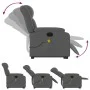 Anhebbarer elektrischer Massagesessel mit dunkelgrauem Stoff von , Sessel - Ref: Foro24-3205353, Preis: 355,79 €, Rabatt: %