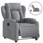 Electric recliner light gray fabric by , Armchairs - Ref: Foro24-3204458, Price: 299,02 €, Discount: %