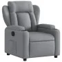 Electric recliner light gray fabric by , Armchairs - Ref: Foro24-3204458, Price: 299,02 €, Discount: %