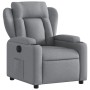 Sillón reclinable eléctrico tela gris claro de , Sillones - Ref: Foro24-3204458, Precio: 285,37 €, Descuento: %