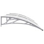 Graues PC-Türvordach 200x100 cm von vidaXL, Markisen - Ref: Foro24-45630, Preis: 73,64 €, Rabatt: %