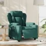 Sillón reclinable eléctrico tela verde oscuro de , Sillones - Ref: Foro24-3204464, Precio: 240,19 €, Descuento: %