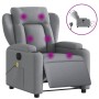 Elektrischer Massagesessel aus hellgrauem Stoff von , Sessel - Ref: Foro24-3204470, Preis: 295,46 €, Rabatt: %