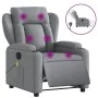 Elektrischer Massagesessel aus hellgrauem Stoff von , Sessel - Ref: Foro24-3204470, Preis: 294,38 €, Rabatt: %