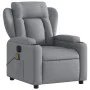 Electric Massage Recliner Light Gray Fabric by , Armchairs - Ref: Foro24-3204470, Price: 300,36 €, Discount: %