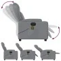 Electric Massage Recliner Light Gray Fabric by , Armchairs - Ref: Foro24-3204470, Price: 300,36 €, Discount: %