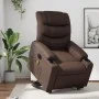 Sillón de masaje elevable eléctrico cuero sintético marrón de , Sillones - Ref: Foro24-3206622, Precio: 387,19 €, Descuento: %