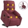 Red fabric liftable massage recliner by , Armchairs - Ref: Foro24-3206657, Price: 351,23 €, Discount: %