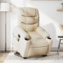 Liegender Fußmassagesessel aus cremefarbenem Stoff von , Sessel - Ref: Foro24-3206662, Preis: 327,34 €, Rabatt: %