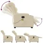 Liegender Fußmassagesessel aus cremefarbenem Stoff von , Sessel - Ref: Foro24-3206662, Preis: 353,10 €, Rabatt: %